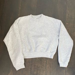 TNA Shrunken Crewneck - Grey - Large